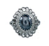 Southwestern Hematite Sterling Silver Ring Size 6-3/4 JX130363